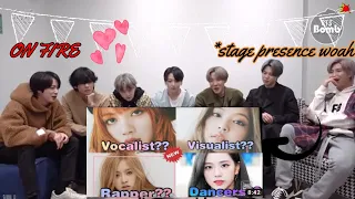 BTS Reaction To Blackpink Ranking In Different Categories ON FIRE 