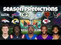 2026 NFL Season Predictions Standings Playoffs Awards