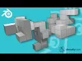 Blender 2 8 Beginner Tutorial PART 12 Extruding and Separating Meshes