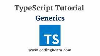 Generics TypeScript Tutorial Coding Beam