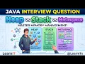 Heap vs Stack vs Metaspace in Java Java Memory Explained Java Interview Questions LearnIT