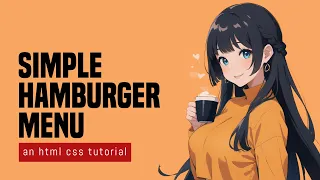 Hamburger Menu In HTML CSS No Javascript