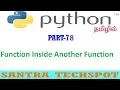 Defining Function Inside Another Function in Python Python Tutorial in Tamil
