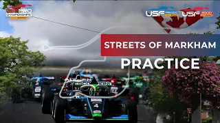 Time To Warm-up On The Streets Of Markham Practice For USF2000 and USF Pro 2000
