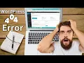 WordPress 404 Eror Wp-admin Problem Fix WordPress 404 redirect to home page