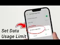 How to Set Data Usage Limit On Android Phone