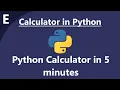 Building a Basic Calculator Python Tutorial enzz
