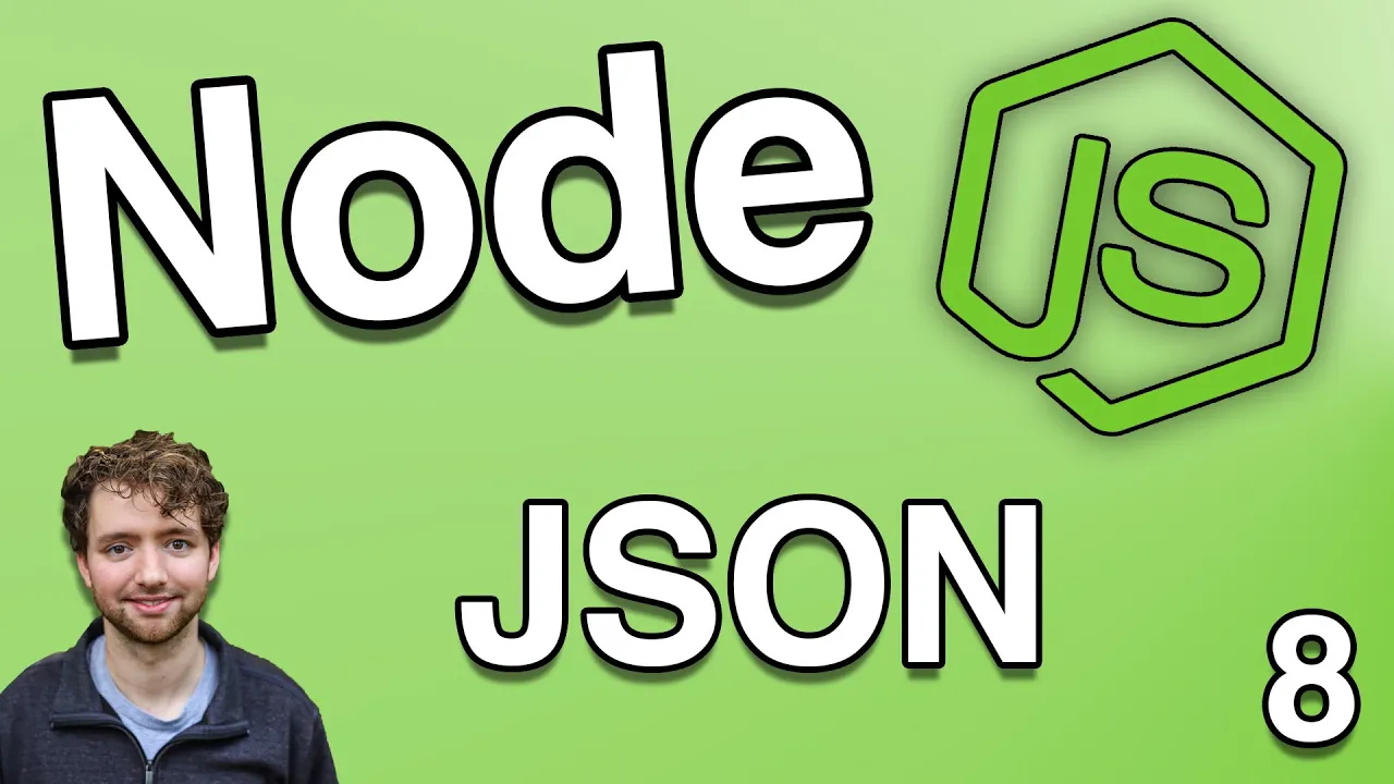 Intro to JSON (JavaScript Object Notation) - Node.js Tutorial 8