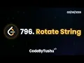 LeetCode 796 Rotate String One Line Trick Java Solution CodeByTushu