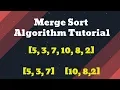 Javascript Merge Sort Algorithm Tutorial