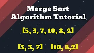 Javascript Merge Sort Algorithm Tutorial