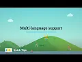 IXL Quick Tip Multi-language support