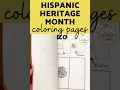 Hispanic Heritage Month Coloring Pages Workbook