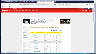 Baseball Import from MaxPreps
