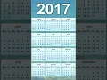 Lagu 2017 Calendar