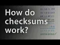 Checksums and Hamming distance