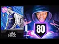 I GAVE INVINCIBLE LUKA 80 HOF BADGES AND NOW HES THE BEST CARD EVER NBA 2K22