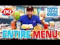 Eating the Entire Dairy Queen Menu 12 000 Calorie Challenge
