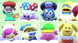 Kirby Star Allies - All Character Losing Animations (DLC Included)