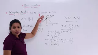 Signals Systems - Triangular Signal