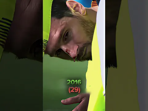 Messi Evolution 🩸🤕
