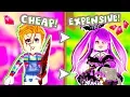The BEST CHEAP vs EXPENSIVE HALLOWEEN COSTUMES in Roblox Royale High School