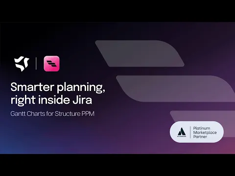 watch Gantt Charts for Structure PPM - Jira Roadmaps | Tempo video