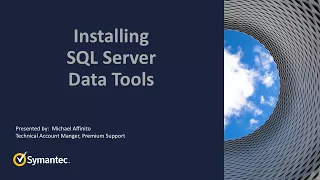 Installing SQL Server Data Tools