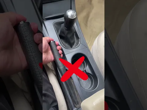 Ten seconds teaches you how to use the handbrake correctly. #car #automobile #mechanic #driving