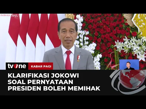 Jokowi Beri Klarifikasi soal Pernyataan Presiden Ikut Kampanye