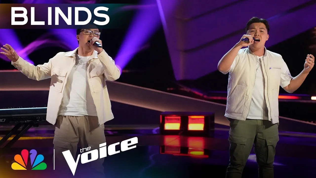 17-Year-Old Garcia Twins Steal Hearts with One Direction's "Story of My Life" | Voice Blinds | NBC