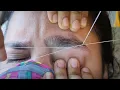 HOW TO MAKE A EYEBROWS FIRST TIME EYEBROW THREADING FOREHEAD THREADING TUTORIAL RitaBhatia