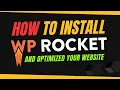 How to Install WP Rocket in WordPress - Step-by-Step Guide for Beginners