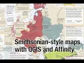 Create Smithsonian-style Maps in QGIS and Affinity