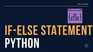 If-Else Statements in Python Decision Making Python Course