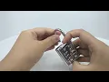 Security Password Padlock 10Digit PushButton Combination Lock Zinc Alloy Drawer Travel Suitcase lock