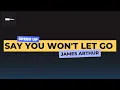 Download Lagu James Arthur - Say You Won't Let Go (Speed Up)