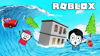 Download ROBLOX Tsunami Game - Khaleel and Motu Gameplay MP3