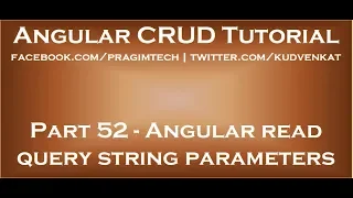 Angular read query string parameters