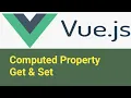 Computed Property get set in Computed Vue Js 3 Tutorial in Hindi