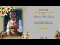 Interment Service for Shirley M James