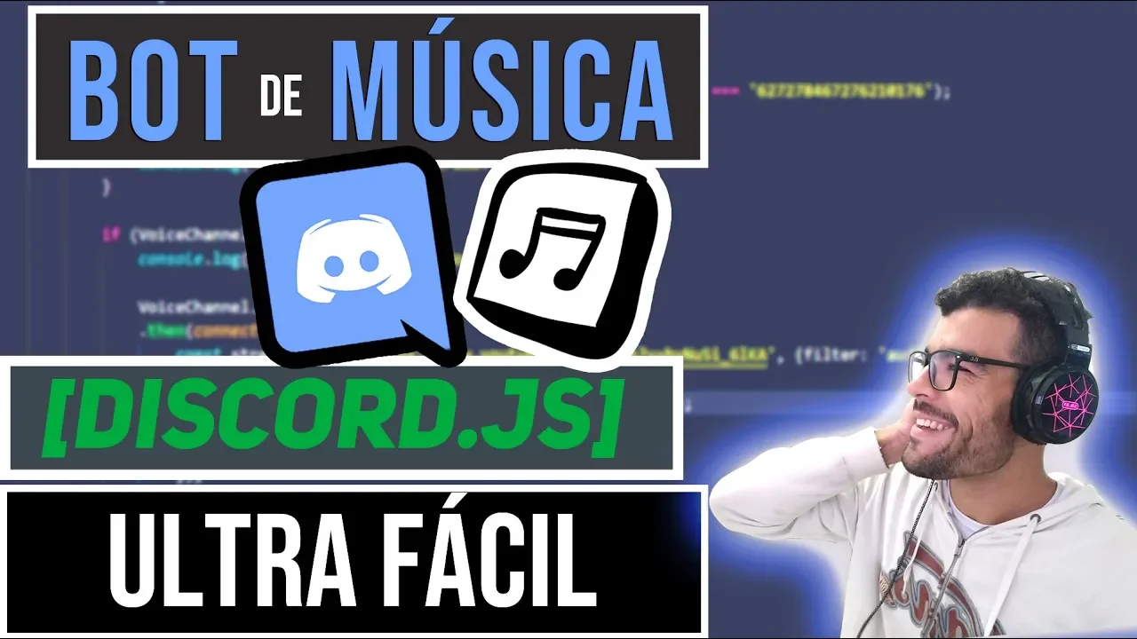 COMO CRIAR UM BOT DE MÚSICA NO DISCORD #ProjetosReaisParaDevs #E6 #DevAprender