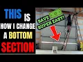 How-To Change a Bottom Section on a Larger Garage Door SAVE MONEY