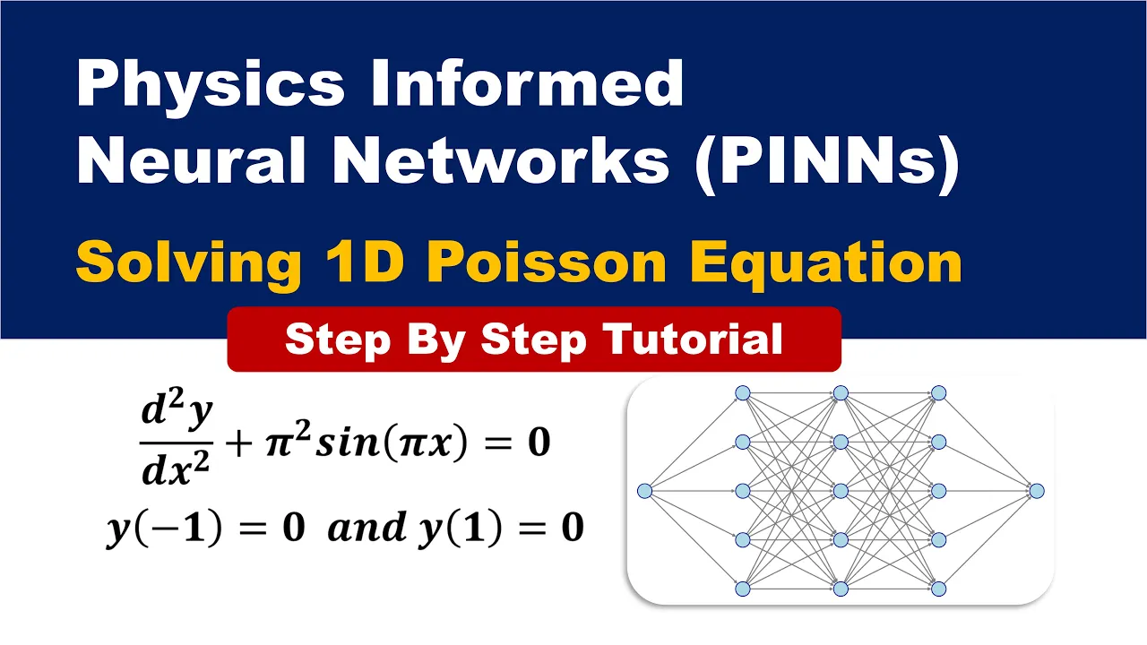 Physics Informed Neural Networks (PINNs) \|\| Ordinary Differential Equations \|\| Step-by-Step Tutorial