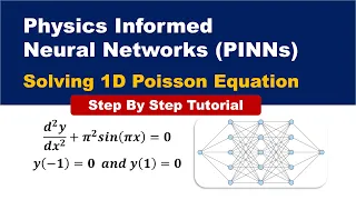 Physics Informed Neural Networks PINNs Ordinary Differential Equations Step-by-Step Tutorial