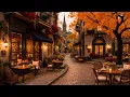 Download Lagu Smooth Jazz Instrumental Music \u0026 Cozy Autumn Street Coffee Shop Ambience 🍂 Jazz Music for Work