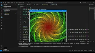 Python Turtle Graphics - 03 Cool Shape Drawing Python Turtle aakarshcodes