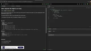 Leetcode easy problem 2553 Separate the Digits in an Array devops python practice