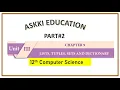 12th Computer Science - Chapter 9 Lists in Python English Medium Part