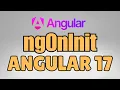 How to use ngOnInit in Angular 17